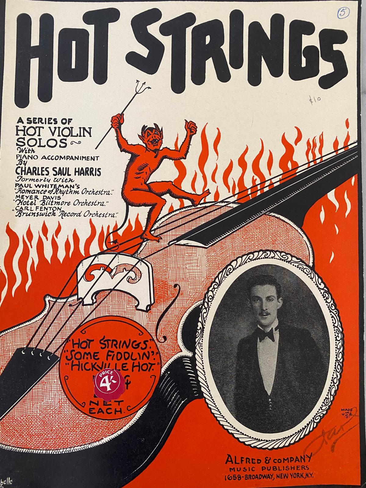Hot Strings — sheet music cover